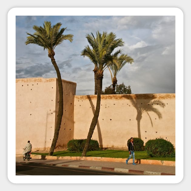 Marrakech - Les remparts Sticker by rollier